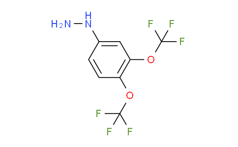 CAS No. 1806358-03-1, (3,4-Bis(trifluoromethoxy)phenyl)hydrazine