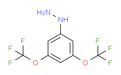 CAS No. 1806565-83-2, (3,5-Bis(trifluoromethoxy)phenyl)hydrazine