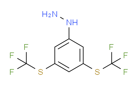 CAS No. 1803860-89-0, (3,5-Bis(trifluoromethylthio)phenyl)hydrazine