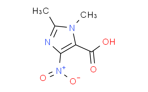 CAS No. 54828-06-7, 1,2-dimethyl-4-nitro-1H-imidazole-5-carboxylic acid