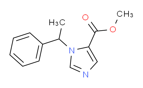 CAS No. 5377-20-8, methyl 1-(1-phenylethyl)-1H-imidazole-5-carboxylate