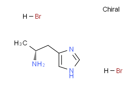 CAS No. 75614-87-8, (R)-1-(1H-imidazol-4-yl)propan-2-amine dihydrobromide