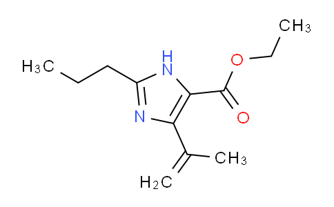 CAS No. 157356-73-5, ethyl 4-(prop-1-en-2-yl)-2-propyl-1H-imidazole-5-carboxylate