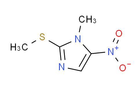 CAS No. 1615-41-4, 1-Methyl-2-(methylthio)-5-nitro-1H-imidazole