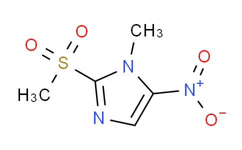 CAS No. 1615-53-8, 1-Methyl-2-(methylsulfonyl)-5-nitro-1H-imidazole