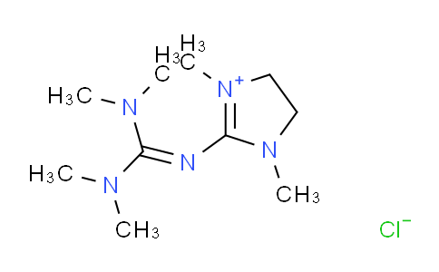 CAS No. 202282-59-5, 2-((Bis(dimethylamino)methylene)amino)-1,3-dimethyl-4,5-dihydro-1H-imidazol-3-ium chloride