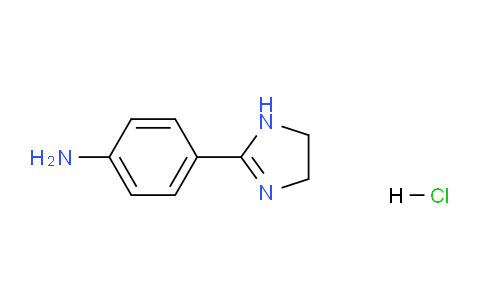 CAS No. 61033-86-1, 4-(4,5-Dihydro-1H-imidazol-2-yl)aniline hydrochloride