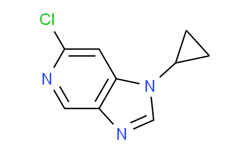 CAS No. 1379195-80-8, 6-Chloro-1-cyclopropyl-1H-imidazo[4,5-c]pyridine