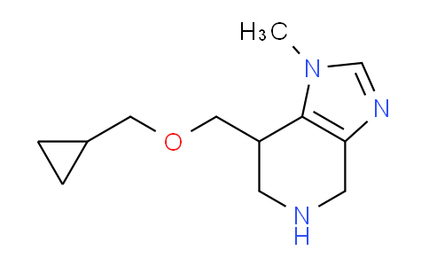 CAS No. 1422059-95-7, 7-((Cyclopropylmethoxy)methyl)-1-methyl-4,5,6,7-tetrahydro-1H-imidazo[4,5-c]pyridine