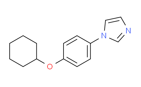 CAS No. 502656-64-6, 1-(4-(Cyclohexyloxy)phenyl)-1H-imidazole