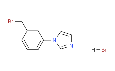 CAS No. 1956310-75-0, 1-(3-(Bromomethyl)phenyl)-1H-imidazole hydrobromide