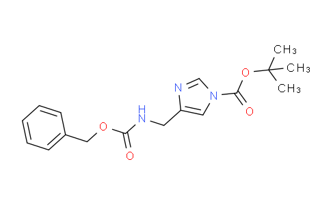 CAS No. 1822842-51-2, tert-Butyl 4-((((benzyloxy)carbonyl)amino)methyl)-1H-imidazole-1-carboxylate