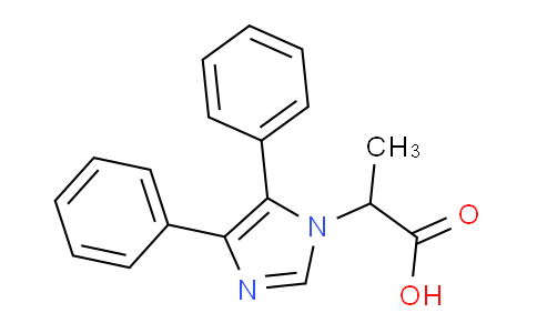 CAS No. 68341-89-9, 2-(4,5-Diphenyl-1H-imidazol-1-yl)propanoic acid