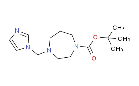 CAS No. 912763-08-7, tert-Butyl 4-((1H-imidazol-1-yl)methyl)-1,4-diazepane-1-carboxylate