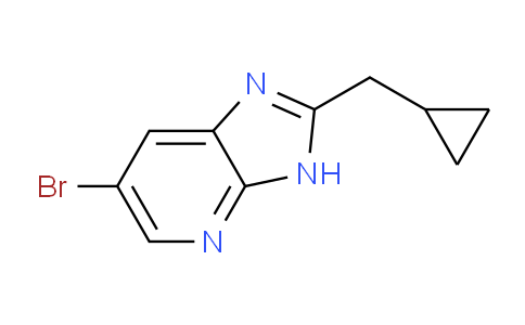 CAS No. 947533-92-8, 6-Bromo-2-(cyclopropylmethyl)-3H-imidazo[4,5-b]pyridine