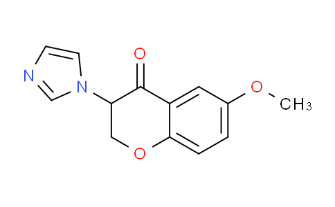 CAS No. 80929-63-1, 3-(1H-Imidazol-1-yl)-6-methoxychroman-4-one