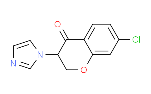 CAS No. 80930-37-6, 7-Chloro-3-(1H-imidazol-1-yl)chroman-4-one