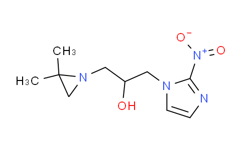 CAS No. 88876-92-0, 1-(2,2-Dimethylaziridin-1-yl)-3-(2-nitro-1H-imidazol-1-yl)propan-2-ol