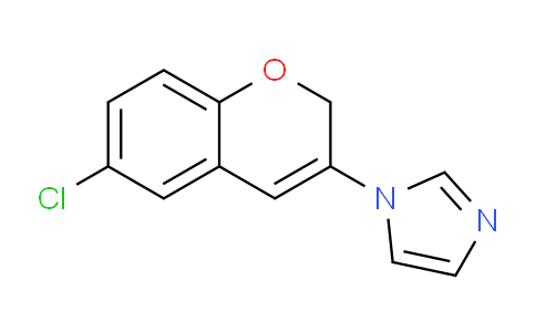 CAS No. 89781-59-9, 1-(6-Chloro-2H-chromen-3-yl)-1H-imidazole