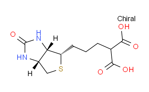 CAS No. 57671-79-1, 2-(3-((3aS,4S,6aR)-2-Oxohexahydro-1H-thieno[3,4-d]imidazol-4-yl)propyl)malonic acid
