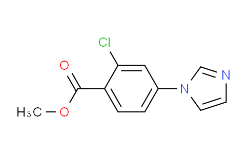 CAS No. 952182-93-3, Methyl 2-chloro-4-(1H-imidazol-1-yl)benzoate