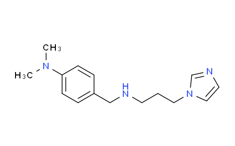 CAS No. 626209-28-7, 4-(((3-(1H-Imidazol-1-yl)propyl)amino)methyl)-N,N-dimethylaniline