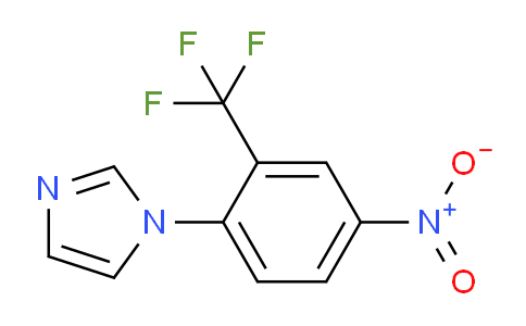 CAS No. 351324-52-2, 1-(4-Nitro-2-(trifluoromethyl)phenyl)-1H-imidazole