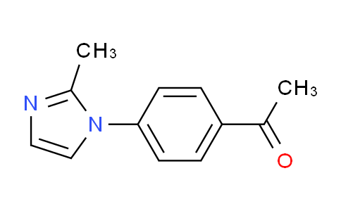 CAS No. 119924-92-4, 1-[4-(2-Methylimidazol-1-yl)phenyl]ethanone