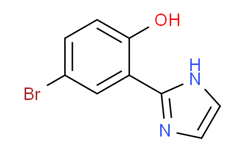 CAS No. 289506-17-8, 4-Bromo-2-(1H-imidazol-2-yl)phenol
