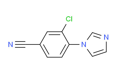 CAS No. 1341988-51-9, 3-Chloro-4-(imidazol-1-yl)benzonitrile