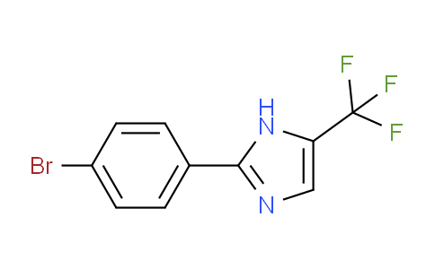 CAS No. 1010837-60-1, 2-(4-Bromophenyl)-5-(trifluoromethyl)-1H-imidazole