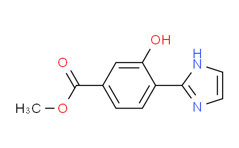 CAS No. 1282516-54-4, Methyl 3-hydroxy-4-(1H-imidazol-2-yl)benzoate
