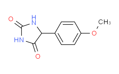 CAS No. 6617-78-3, 5-(4-Methoxyphenyl)imidazolidine-2,4-dione