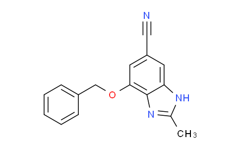 CAS No. 942195-82-6, 4-(benzyloxy)-2-methyl-1H-benzo[d]imidazole-6-carbonitrile