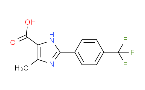 CAS No. 1260810-09-0, 5-METHYL-2-(4-TRIFLUOROMETHYLPHENYL)-3H-IMIDAZOLE-4-CARBOXYLIC ACID