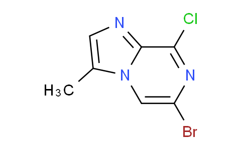 CAS No. 615535-01-8, 6-Bromo-8-chloro-3-methylimidazo[1,2-a]pyrazine