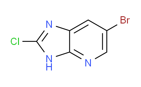 CAS No. 438190-89-7, 6-Bromo-2-chloro-3H-imidazo[4,5-b]pyridine