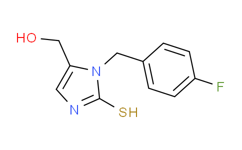 CAS No. 941868-96-8, {1-[(4-Fluorophenyl)methyl]-2-sulfanyl-1H-imidazol-5-yl}methanol