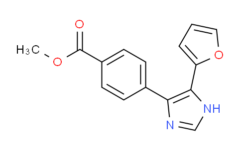 CAS No. 1253527-80-8, Methyl 4-[5-(furan-2-yl)-1H-imidazol-4-yl]benzoate