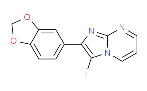 CAS No. 1426142-92-8, 2-(2H-1,3-Benzodioxol-5-yl)-3-iodoimidazo[1,2-a]pyrimidine