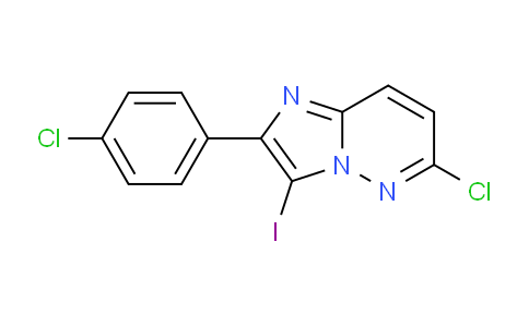 CAS No. 1095708-36-3, 6-Chloro-2-(4-chlorophenyl)-3-iodoimidazo[1,2-b]pyridazine