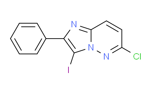 CAS No. 1023697-90-6, 6-Chloro-3-iodo-2-phenylimidazo[1,2-b]pyridazine