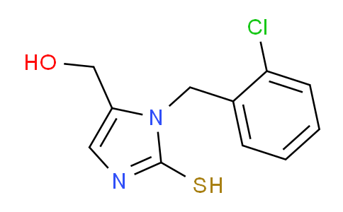 CAS No. 1082388-01-9, {1-[(2-Chlorophenyl)methyl]-2-sulfanyl-1H-imidazol-5-yl}methanol