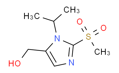 CAS No. 1221342-04-6, [2-Methanesulfonyl-1-(propan-2-yl)-1h-imidazol-5-yl]methanol