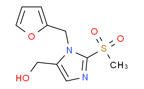 CAS No. 1221342-05-7, {1-[(Furan-2-yl)methyl]-2-methanesulfonyl-1h-imidazol-5-yl}methanol