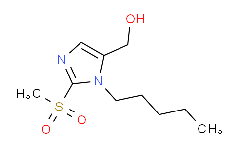 CAS No. 1221341-76-9, (2-Methanesulfonyl-1-pentyl-1h-imidazol-5-yl)methanol