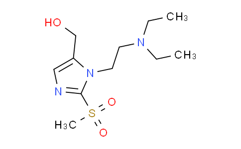 CAS No. 1221342-07-9, {1-[2-(Diethylamino)ethyl]-2-methanesulfonyl-1h-imidazol-5-yl}methanol