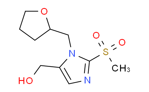CAS No. 1221346-43-5, {2-Methanesulfonyl-1-[(oxolan-2-yl)methyl]-1h-imidazol-5-yl}methanol