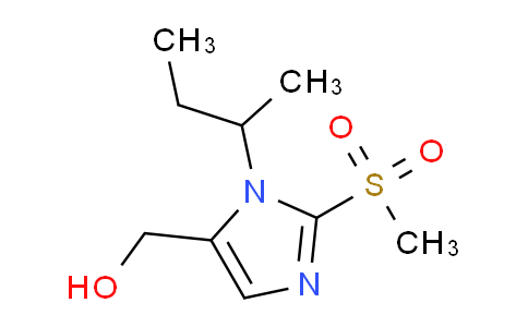 CAS No. 1221342-15-9, [1-(Butan-2-yl)-2-methanesulfonyl-1h-imidazol-5-yl]methanol