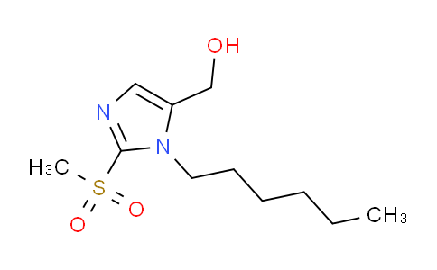 CAS No. 1221342-89-7, (1-Hexyl-2-methanesulfonyl-1h-imidazol-5-yl)methanol